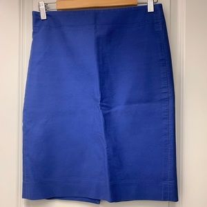 J.Crew Blue No 2 Pencil Skirt